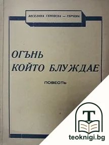 Огънь, който блуждае — корица