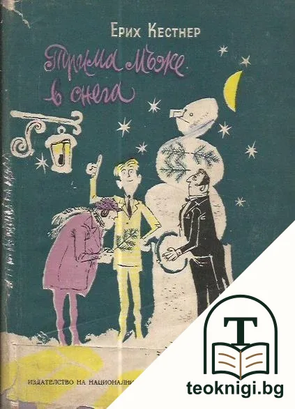 Трима мъже в снега — корица