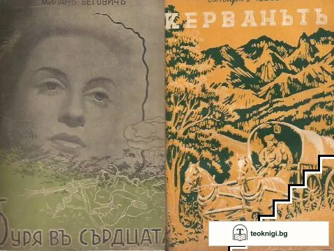 Буря въ сърдцата / Керванътъ — корица