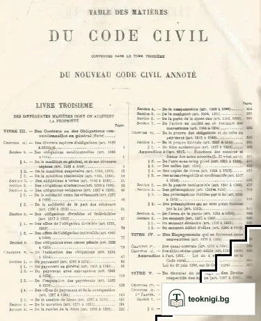 Jurisprudence Generale Dalloz. Codes Annotes. Nouveau Code Civil. Аnnote etexplique d'après la jurisprudence et la doctrine. Tome 3 — снимка 2