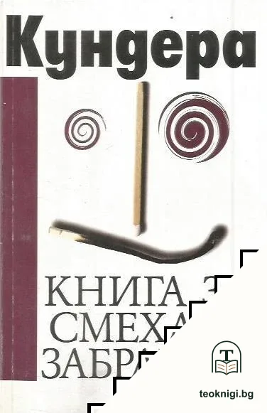 Книга за смеха и забравата — корица