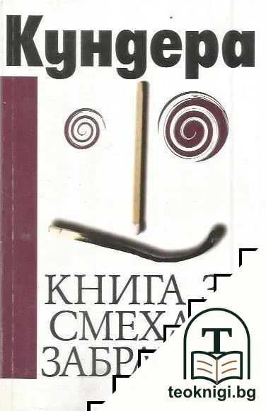 Книга за смеха и забравата — корица