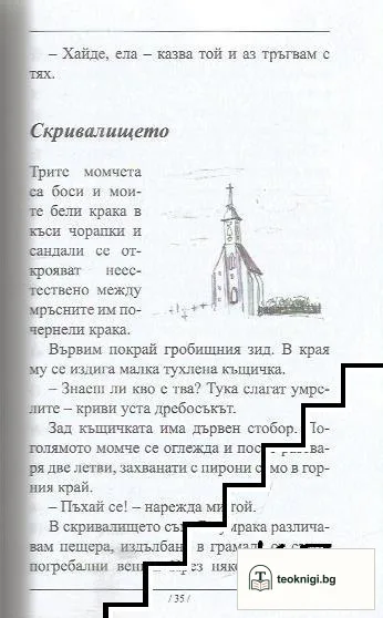 Бос по стърнището — снимка 3