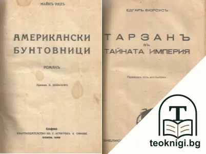 Американски бунтовници / Тарзан в тайната империя — корица