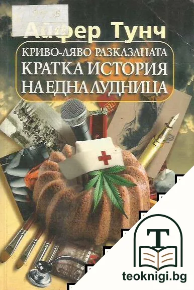 Криво-ляво разказаната кратка история на една лудница — корица