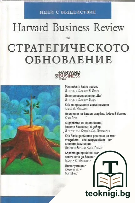 Harvard Business Review за Стратегическото обновление — корица